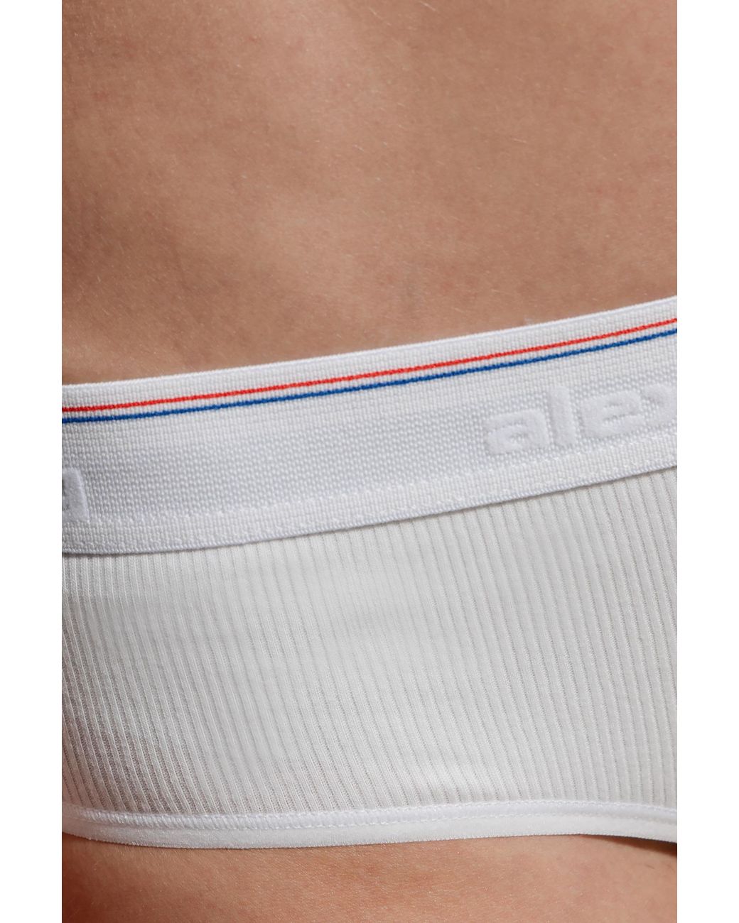Alexander Wang White Logo Underwear