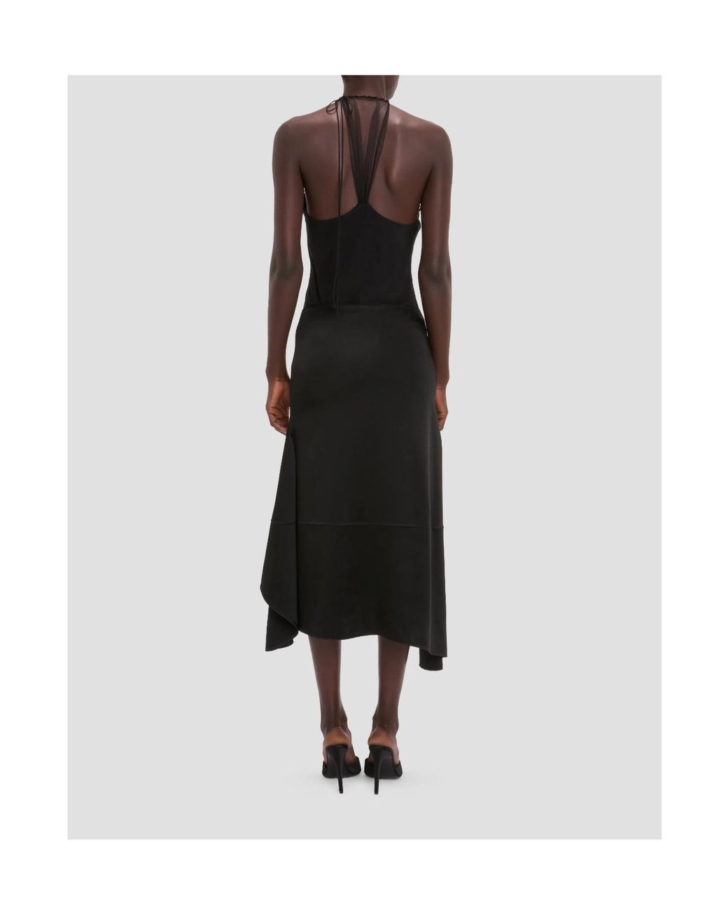 Victoria Beckham Black Asymmetrical Skirt