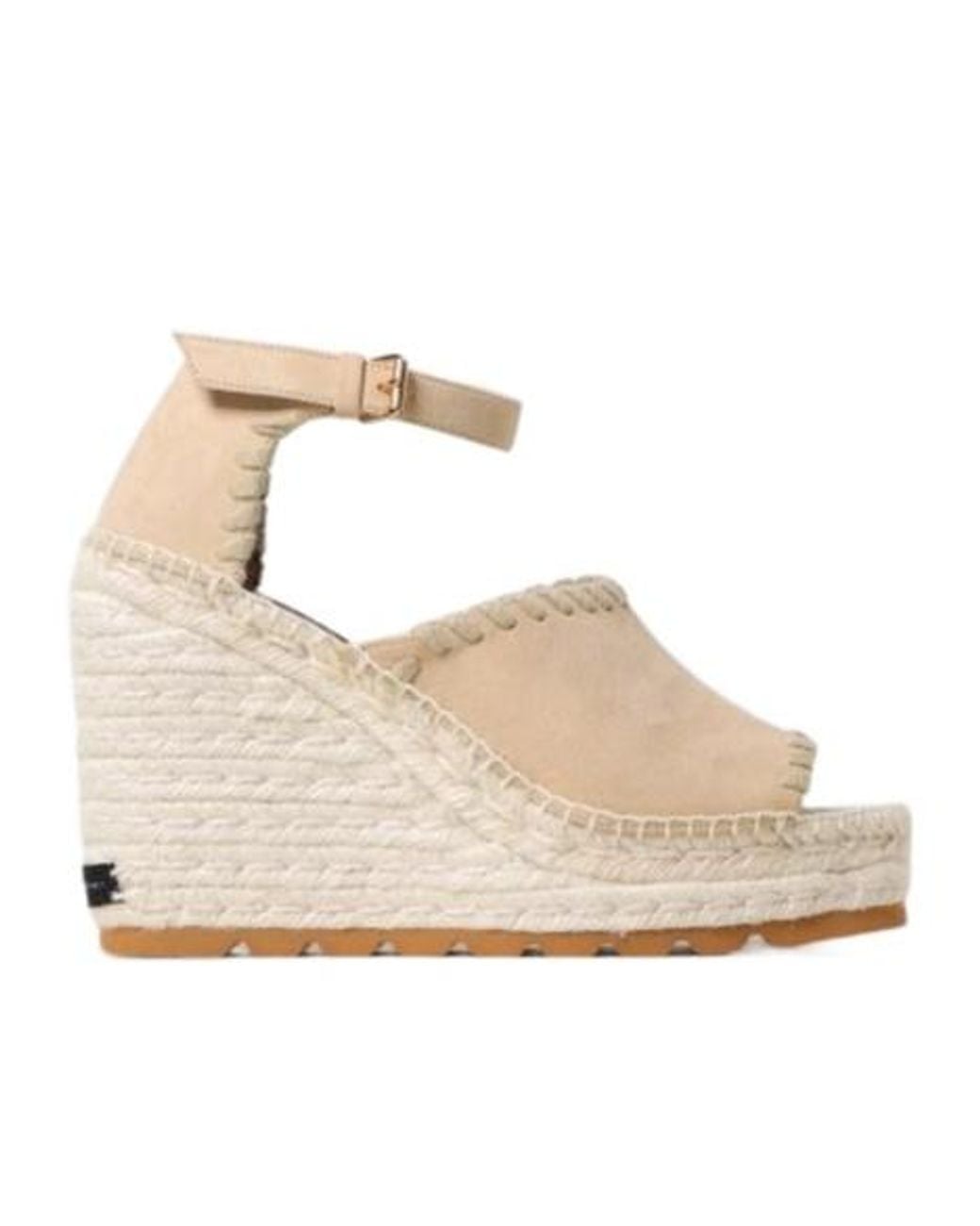 Stella McCartney Natural Gaia Wedge Sandals