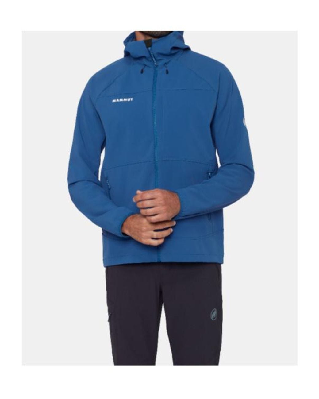 Mammut Blue Ultimate Comfort So Hooded Jacket for men
