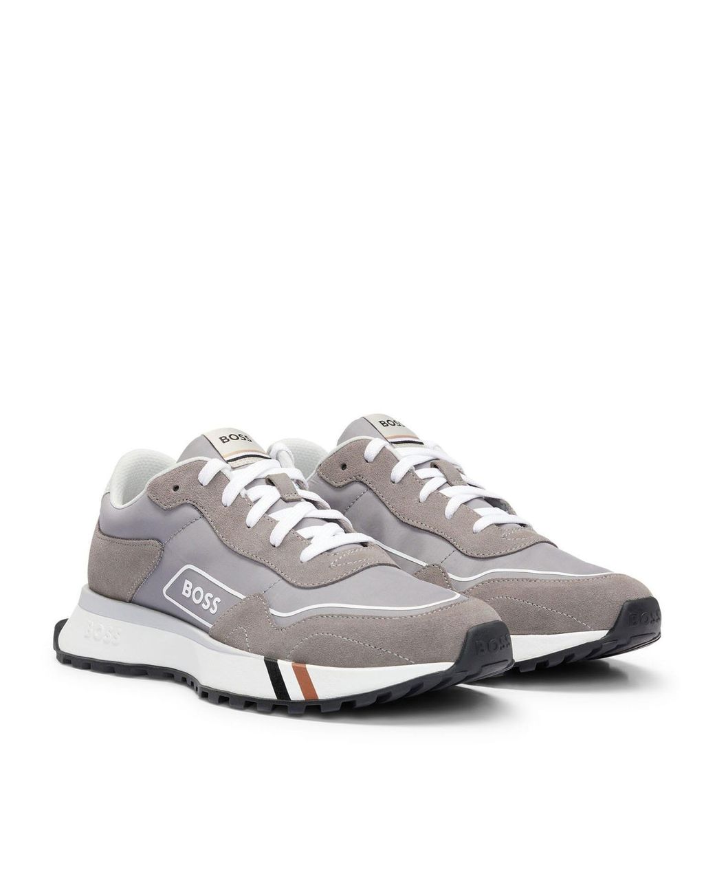 Boss Gray Versatile And Easytowear Shoes for men