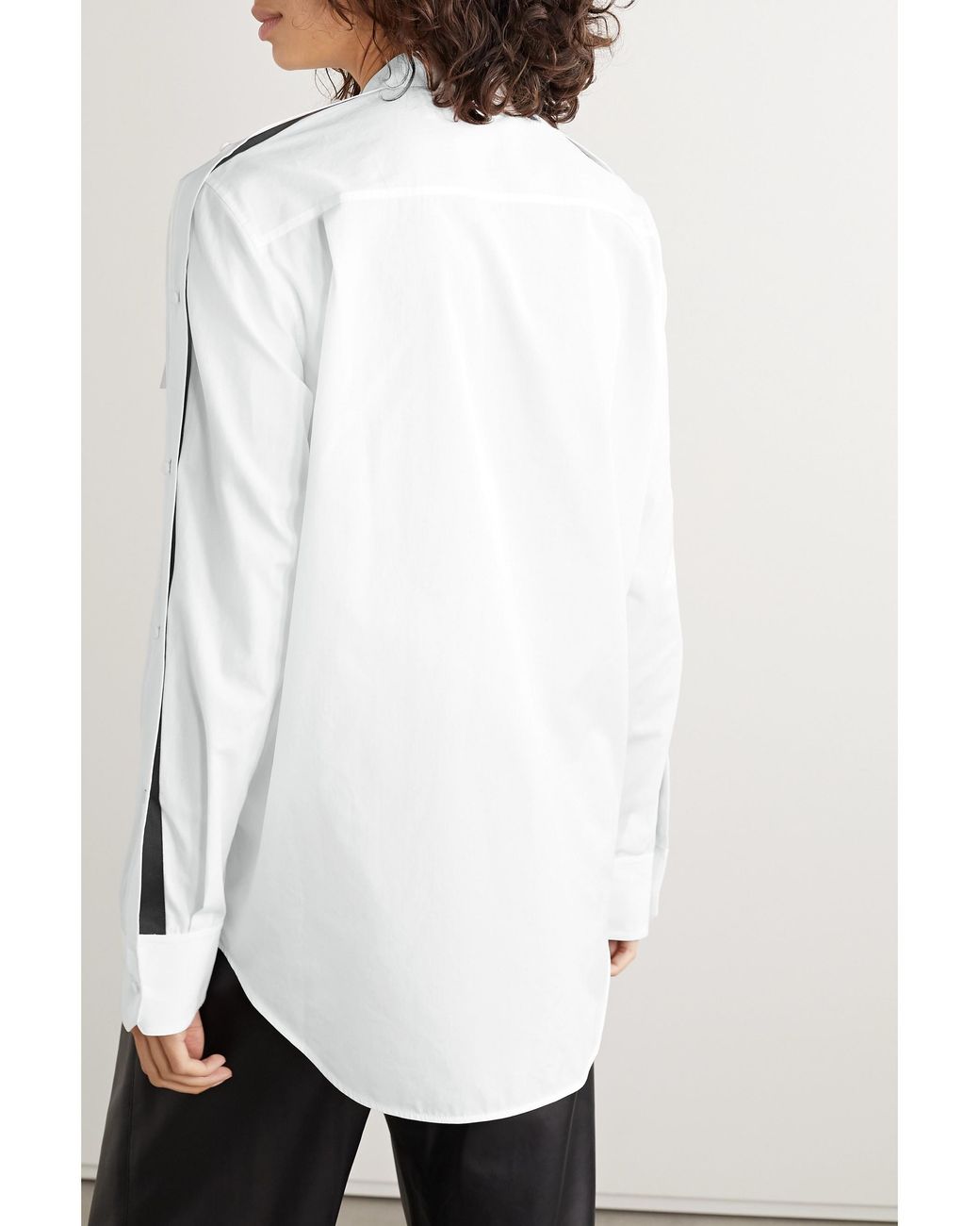 Helmut Lang White Cotton-Poplin Shirt