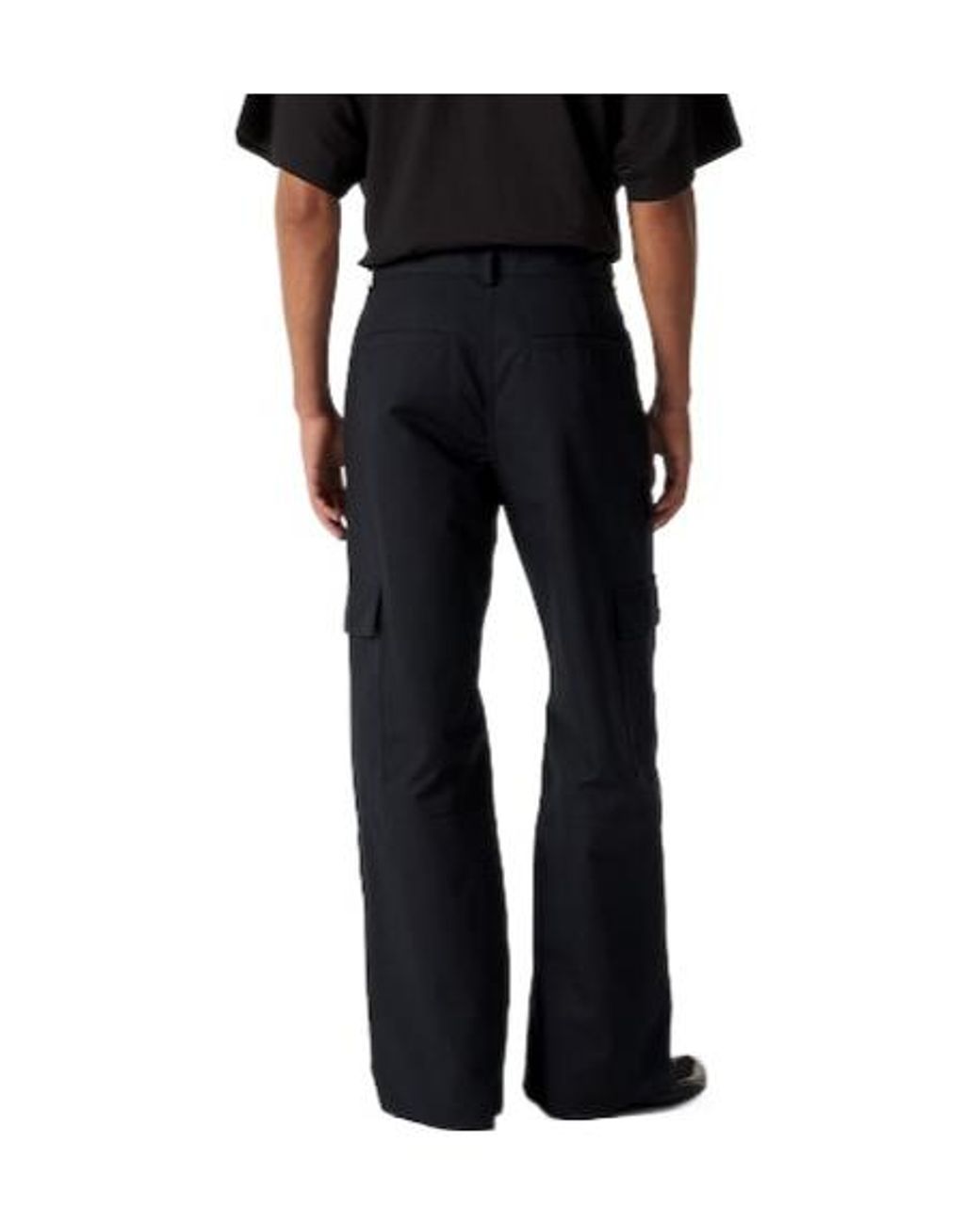 Balenciaga Blue Cotton Cargo Pants for men
