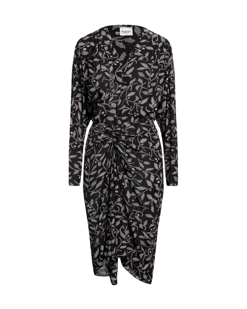 Isabel Marant Black Two-Tone Knit Dress