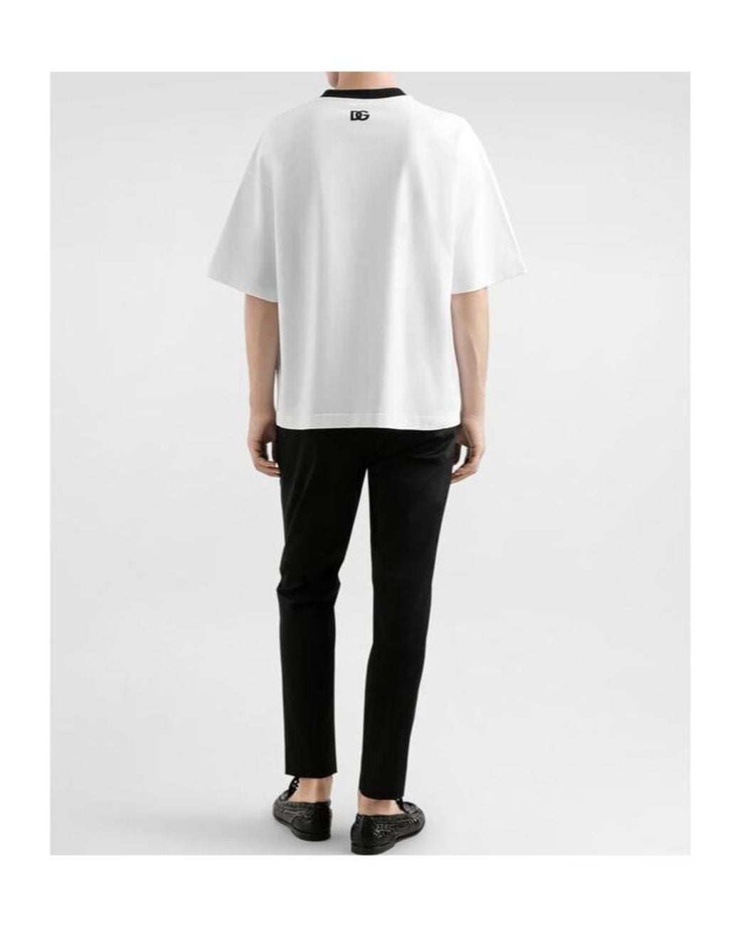 Dolce & Gabbana Black Slim-Cut Trousers for men