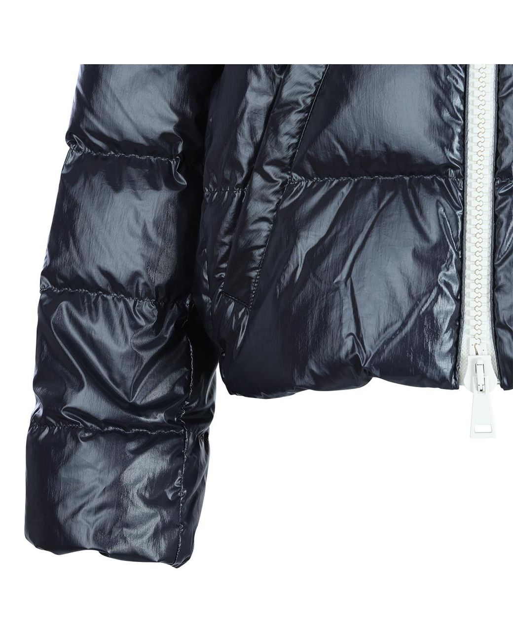 Moncler Blue Andro Zip-Up Padded Jacket