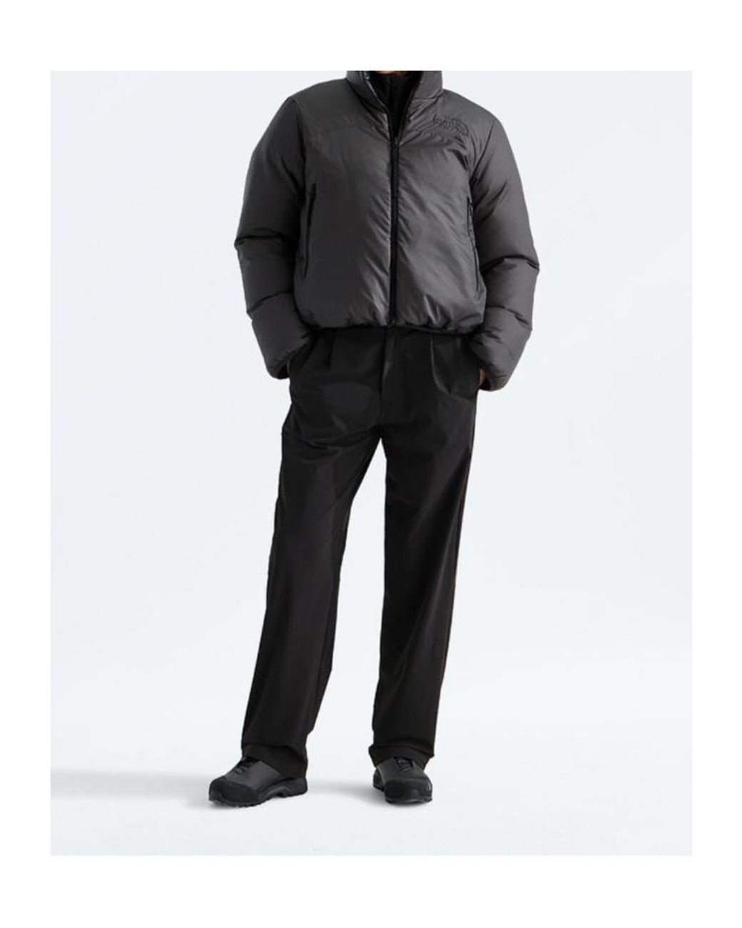The North Face Black Pertex Nuptse Reversible Jacket