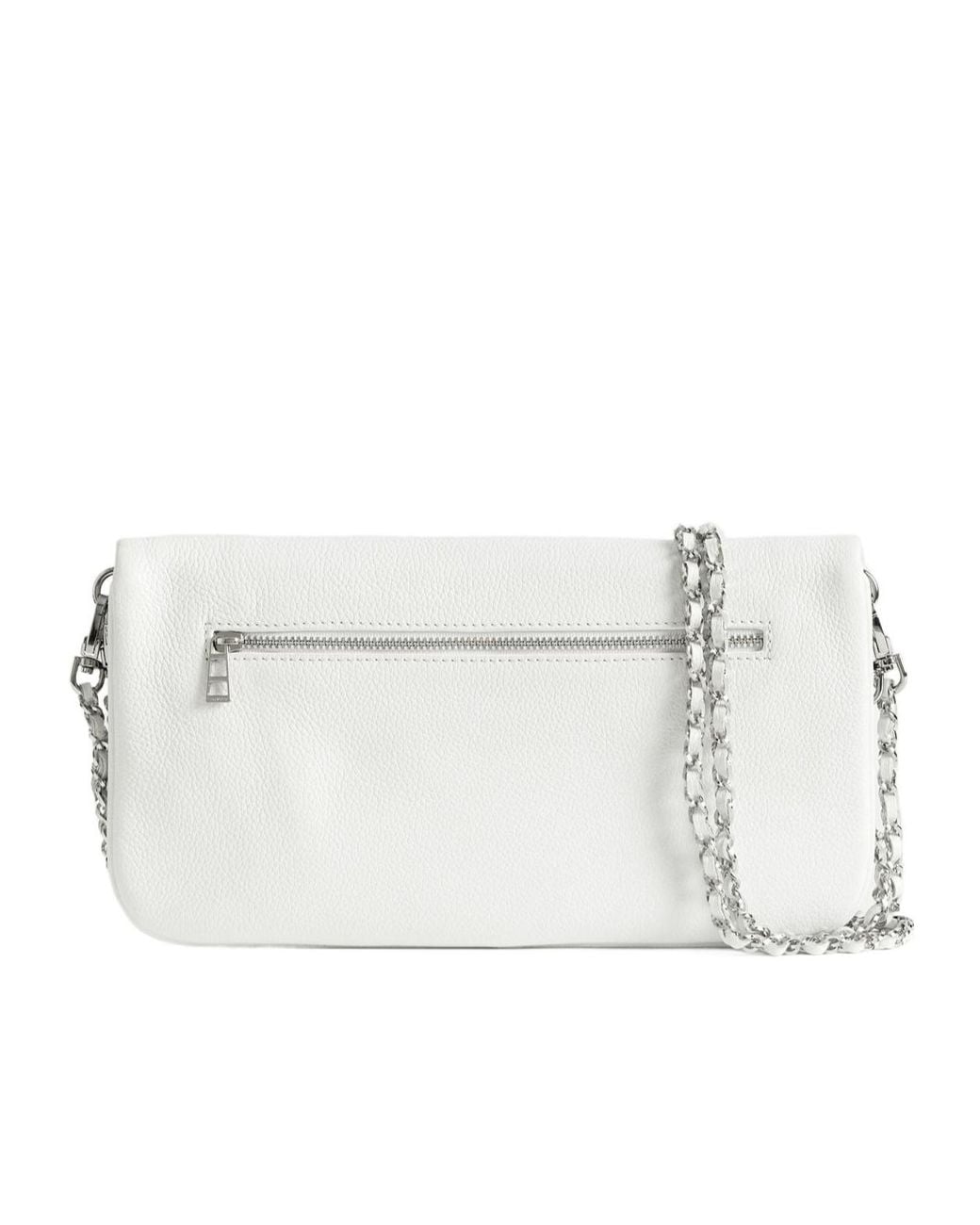 Zadig & Voltaire White Rock Chain Shoulder Bag