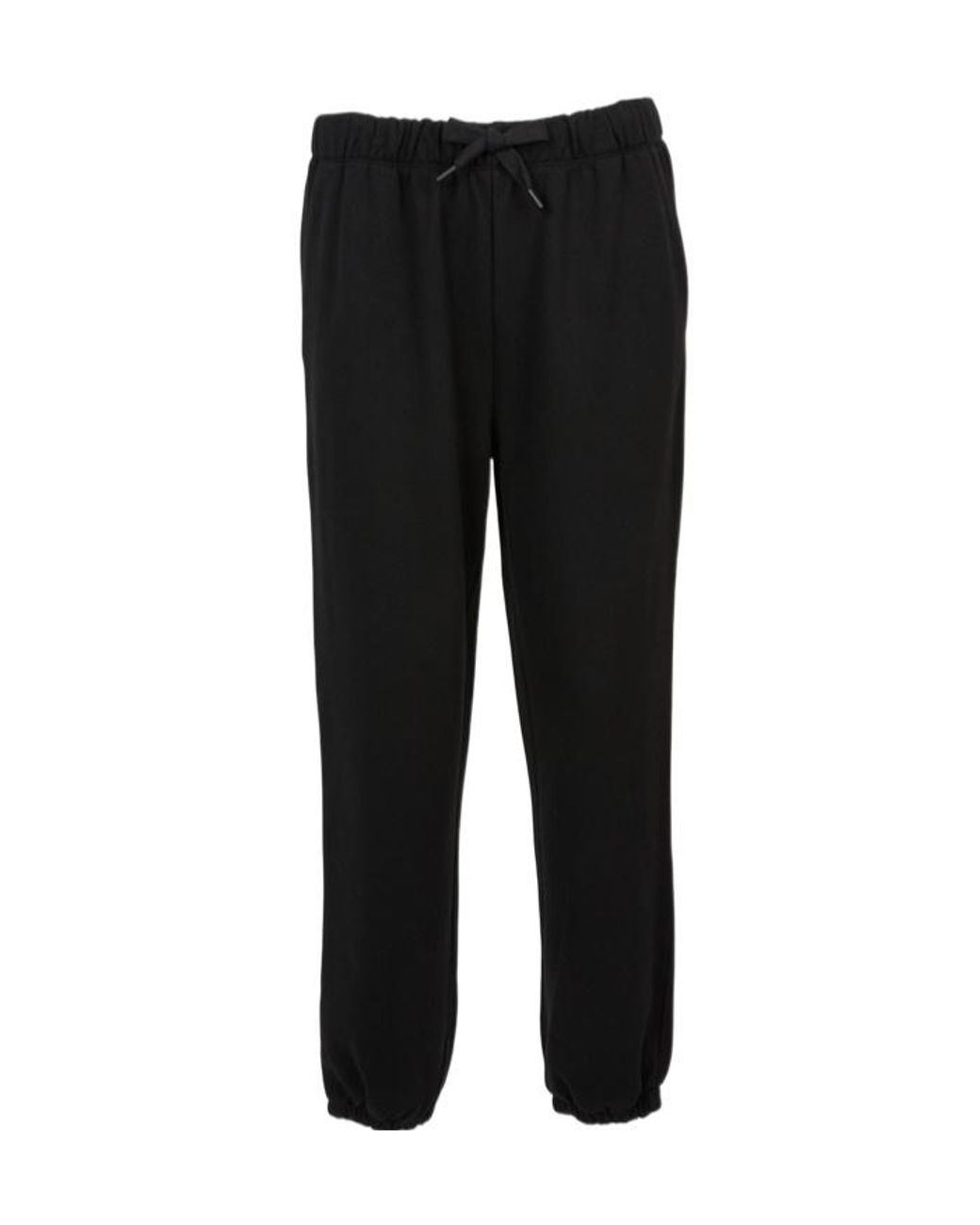 Boss Black Drawstring Elasticated-Cuff Track Pants for men