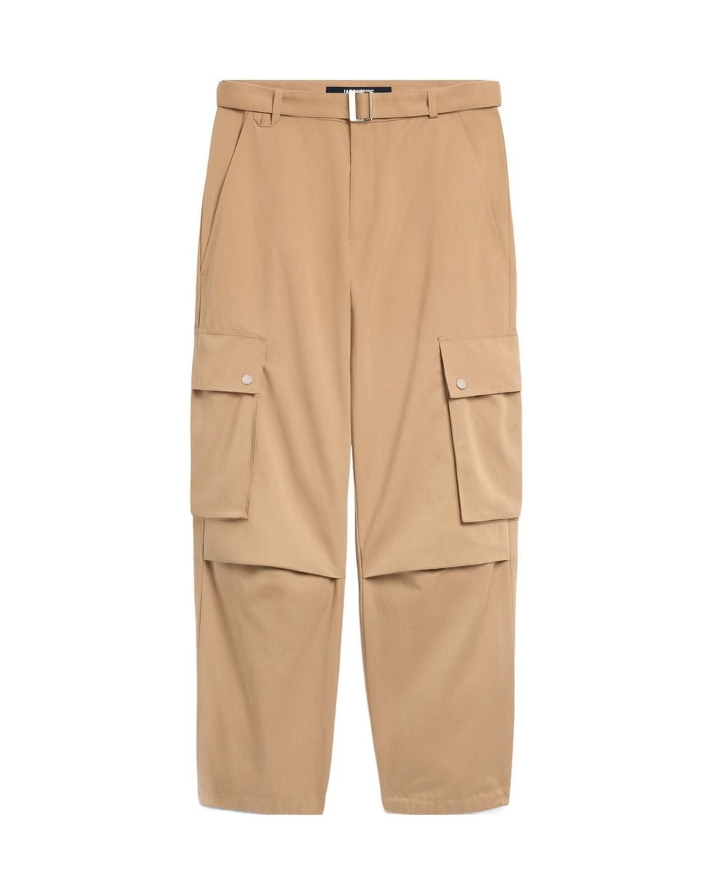 Jacquemus Natural Belted Wide-Leg Cargo Pants for men