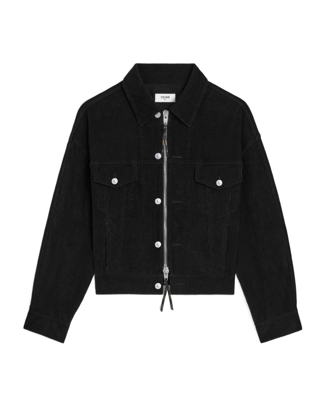 Céline Black Trucker Jacket