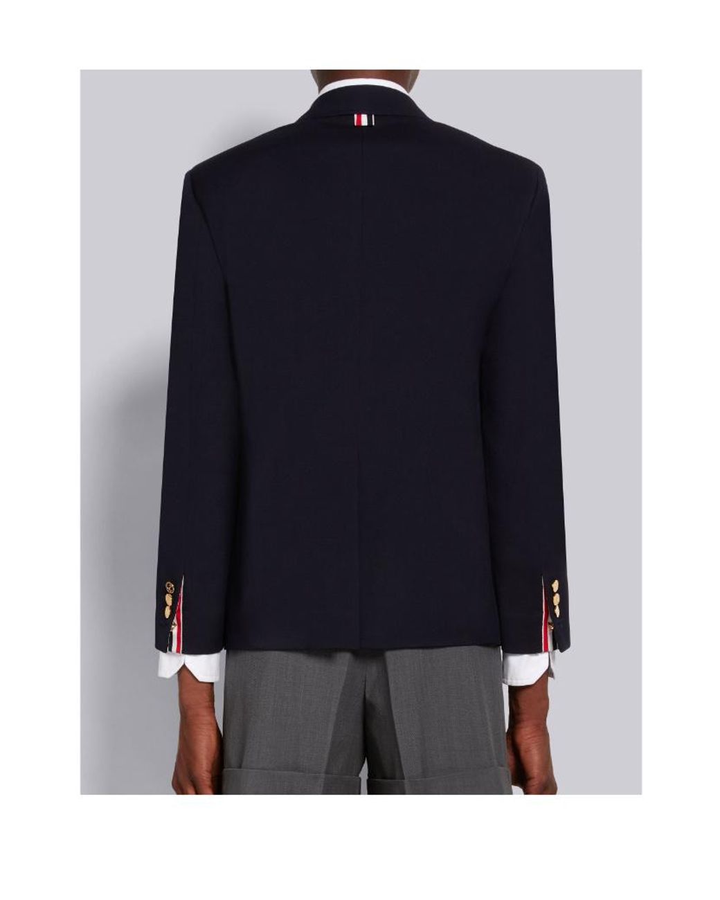 Thom Browne Blue Single-Breasted Jacket for men
