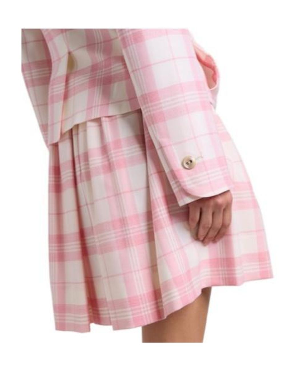 Vivienne Westwood Pink And Checkered Tailored Blazer