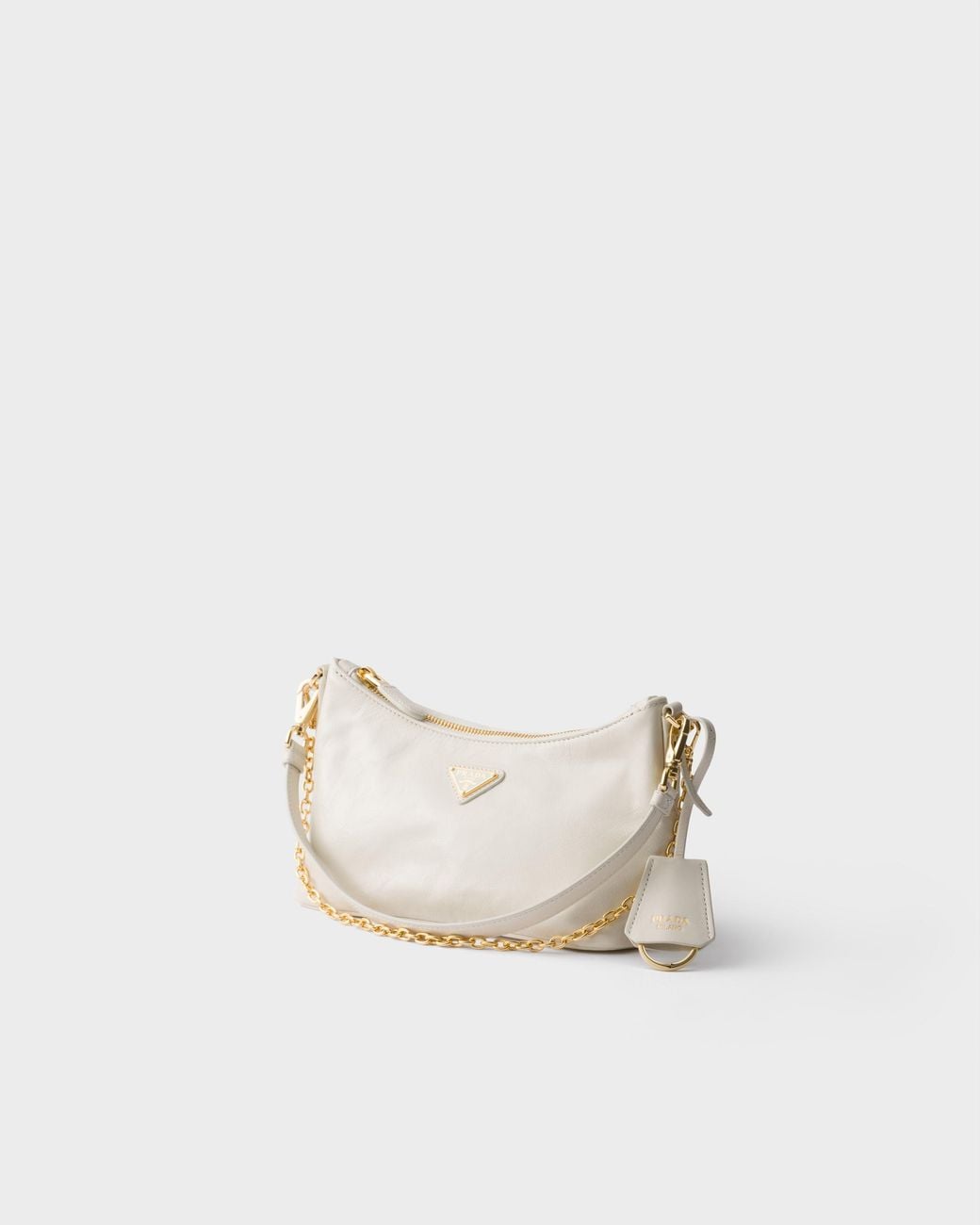 Prada White Leather Mini-Bag