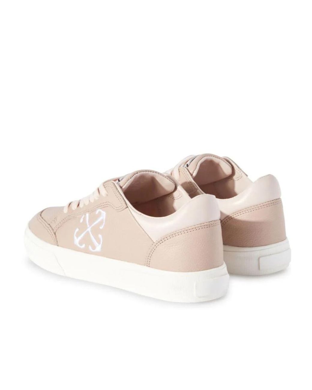 Off-White c/o Virgil Abloh Pink New Low Vulcanized Lace-Up Sneakers