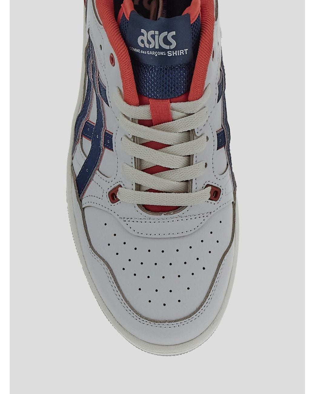 Comme des Garçons Gray X Asics Lace-Up Low-Top Sneakers for men