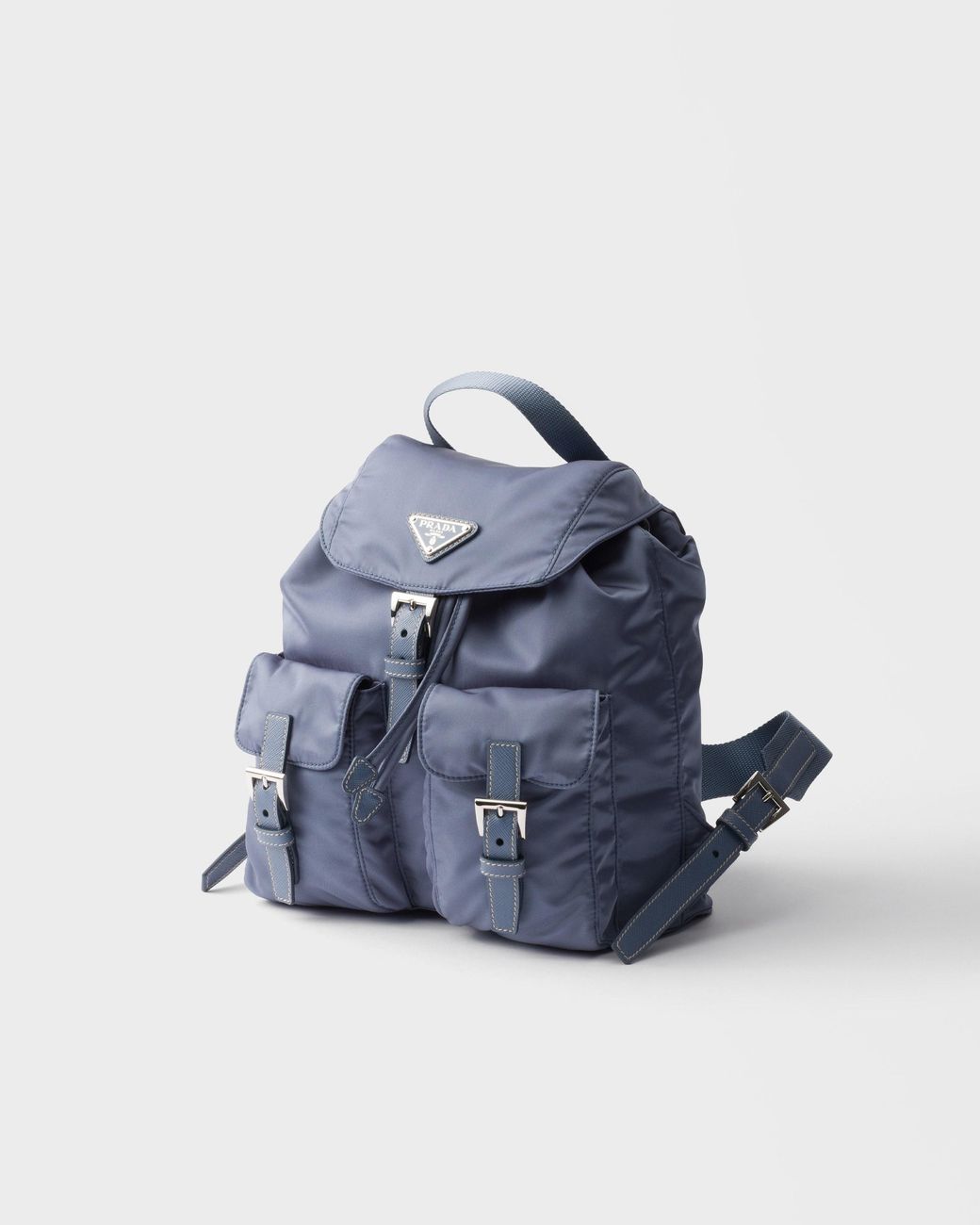 Prada Blue Small Re-Nylon Backpack