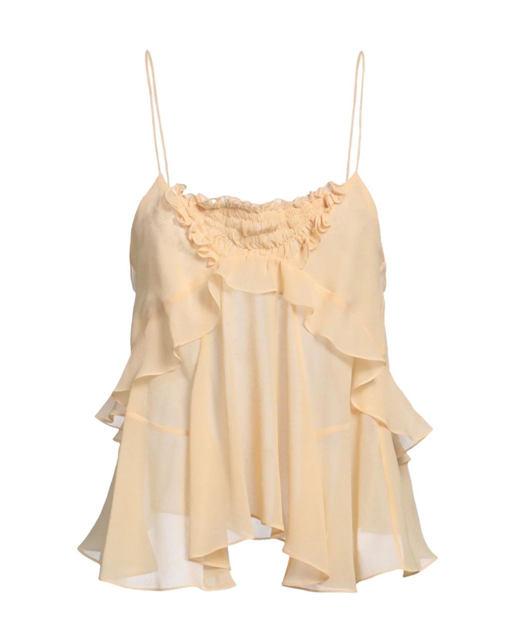 Isabel Marant Natural Tulle Suspenders