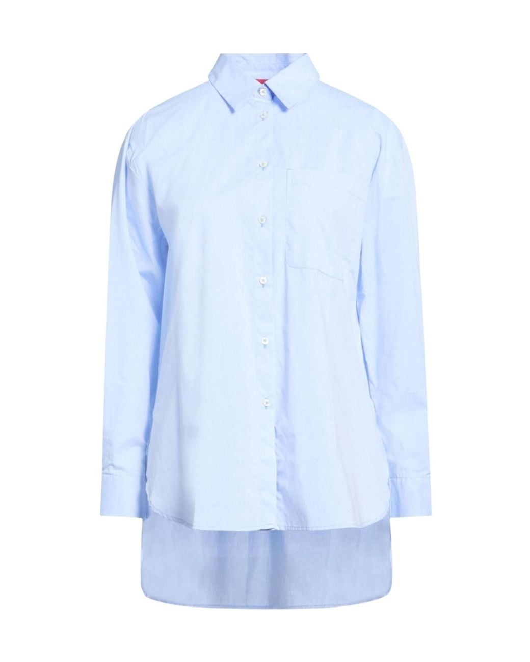 MAX&Co. Blue Solid Colour Shirts Blouses