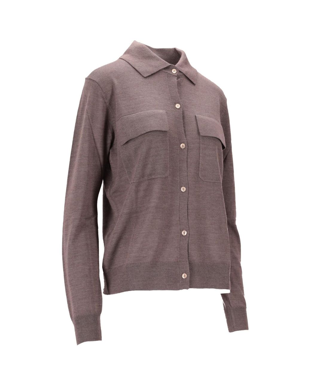 P.A.R.O.S.H. Brown Pocket Cardigan