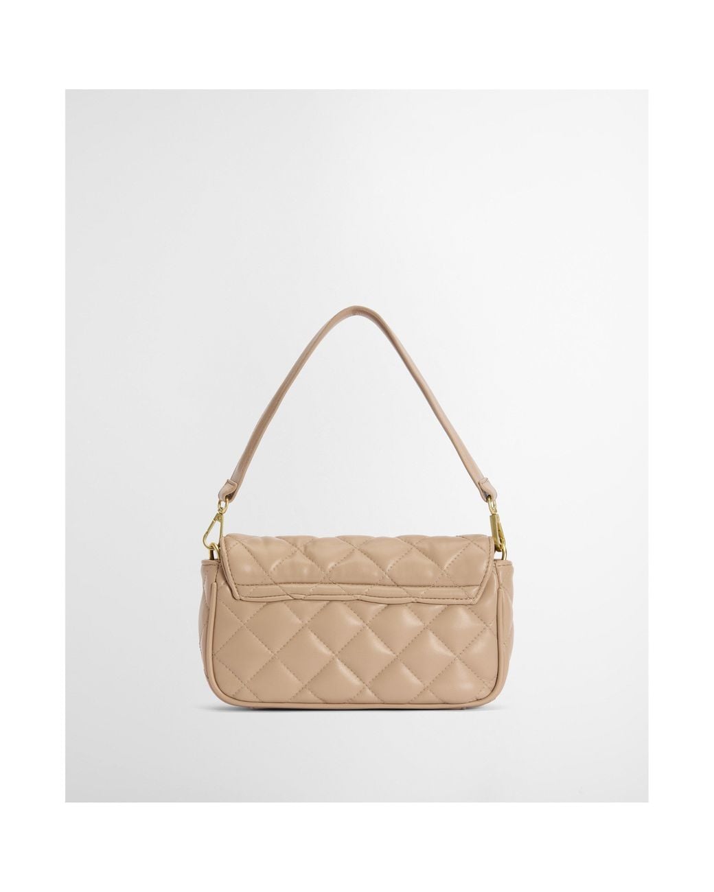 Barbour Natural Quilted Mini Soho Crossbody Bag