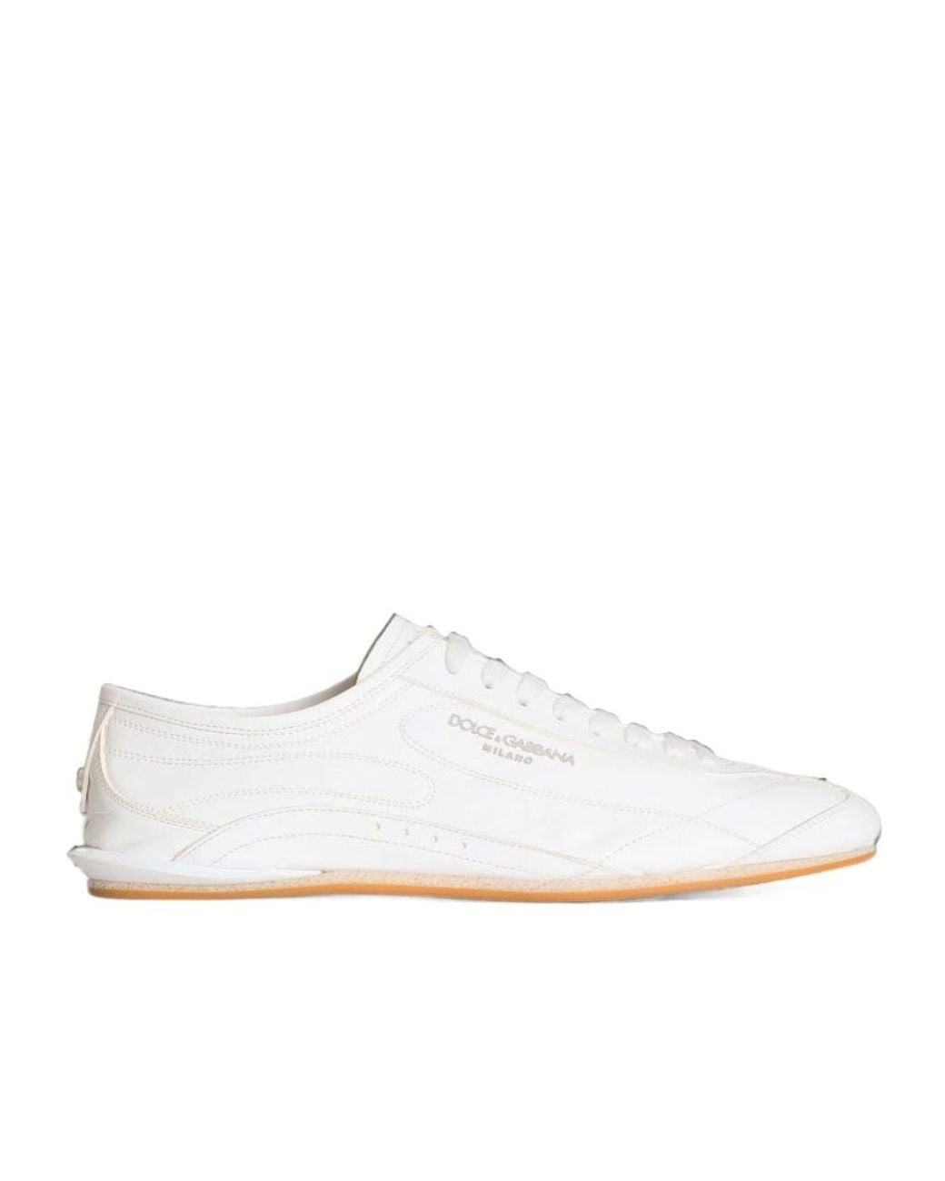 Dolce & Gabbana White Low-Top Sneakers for men