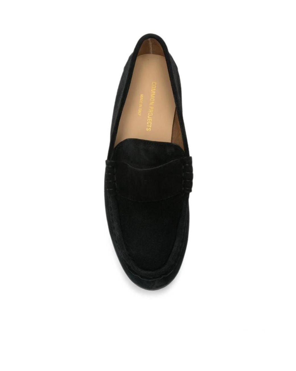 Common Projects Black Round-Toe Loafers for men