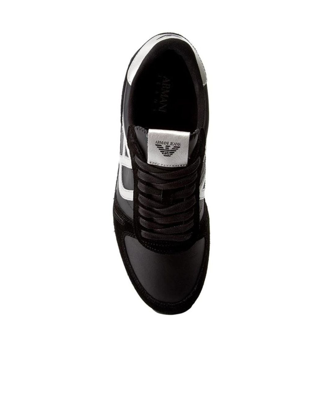 Armani Jeans Black Casual Sports Shoes for men