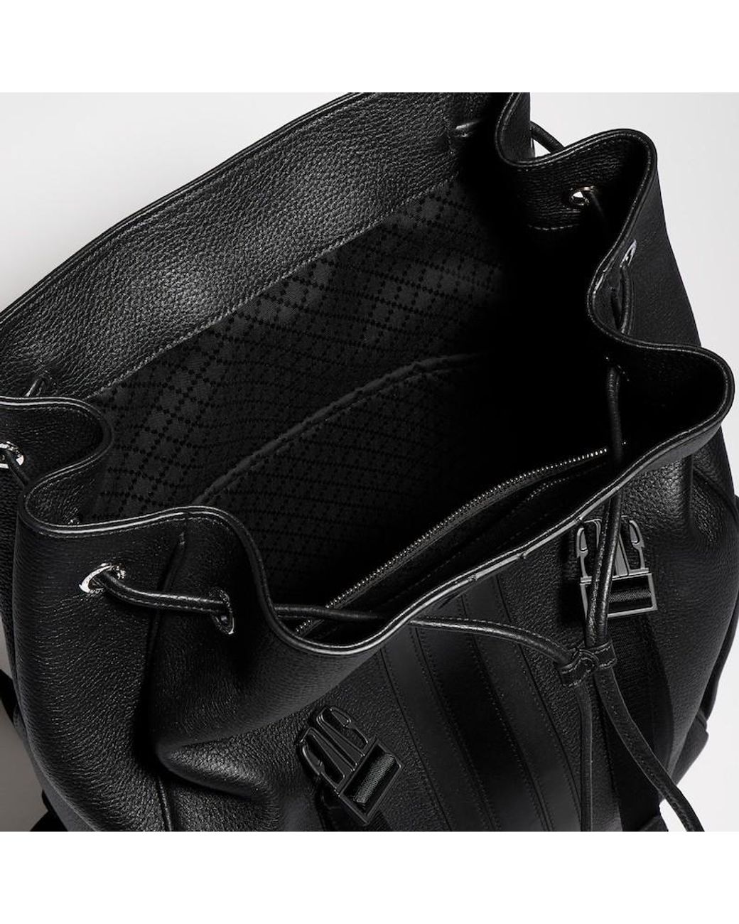 Gucci Black Web Trademark Medium Backpack for men