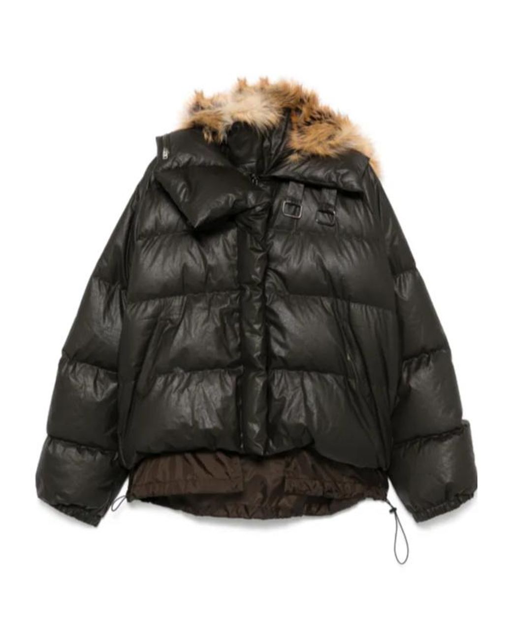 OTTOLINGER Black Deconstructed Puffer Jacket