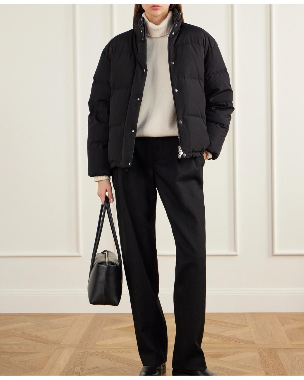 Moncler Blue Verone Quilted Down Jacket