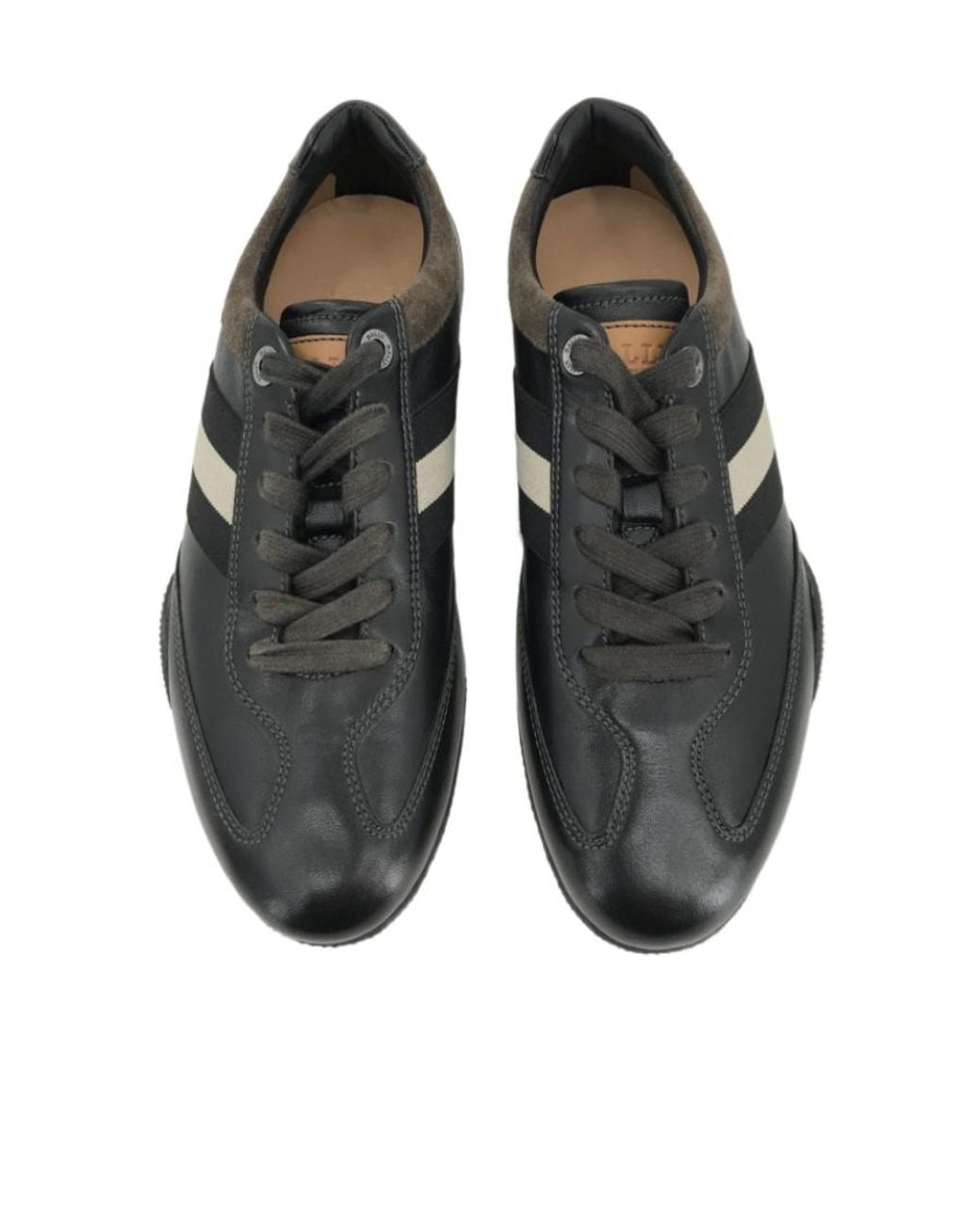 Bally Black Logo Casual Sneakers for men