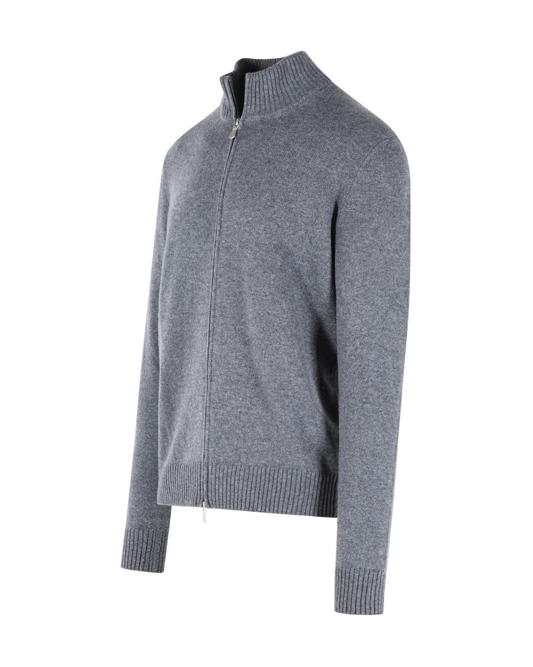 Gran Sasso Blue Zip-Up Sweater for men