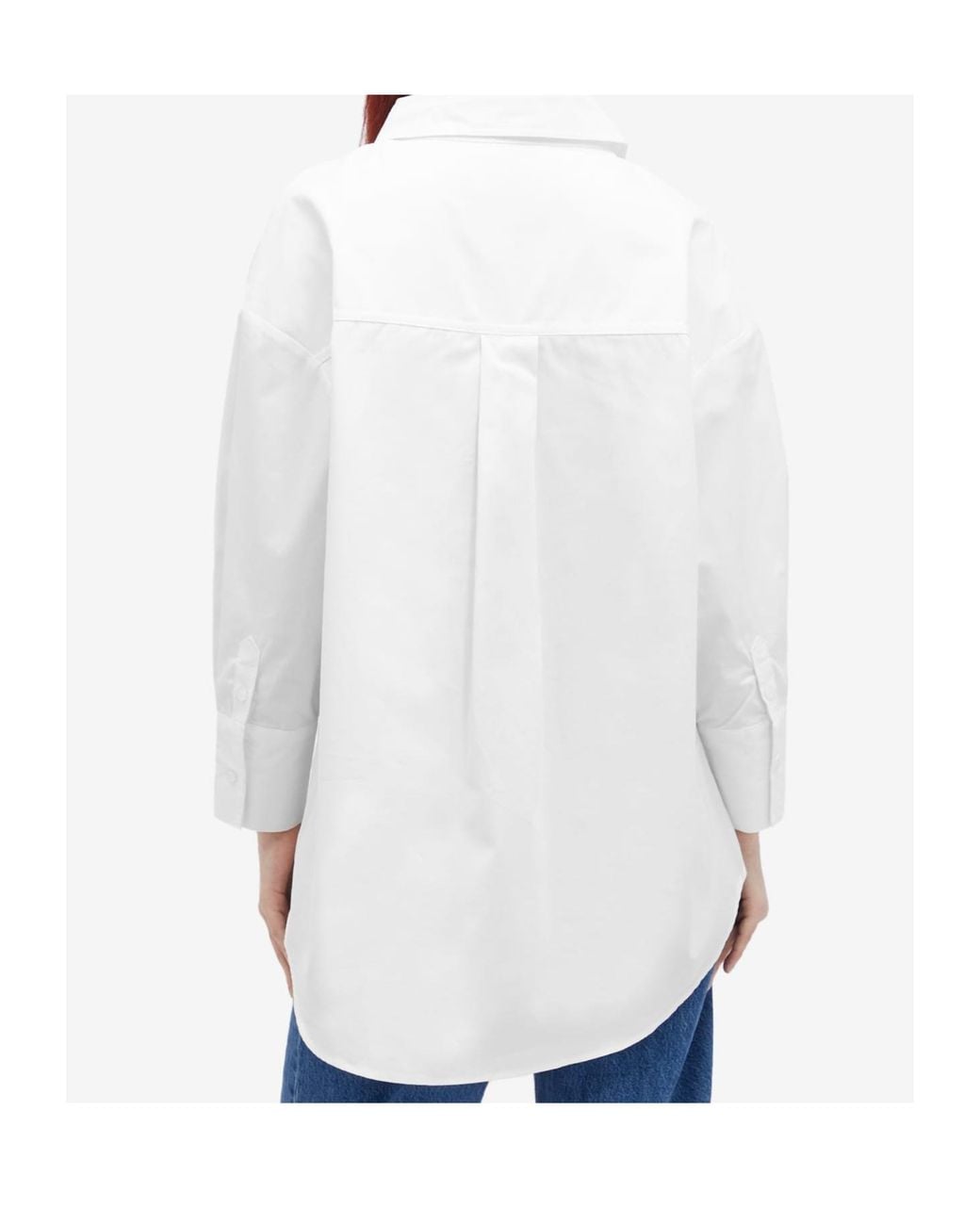 Anine Bing White Long-Sleeve Shirt