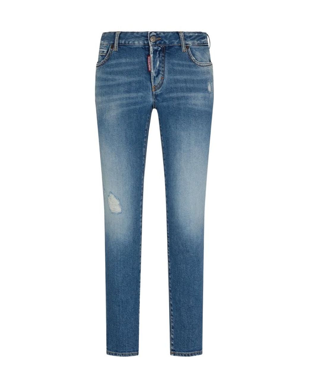 DSquared² Blue Medium Perppy Wash Jennifer Jeans