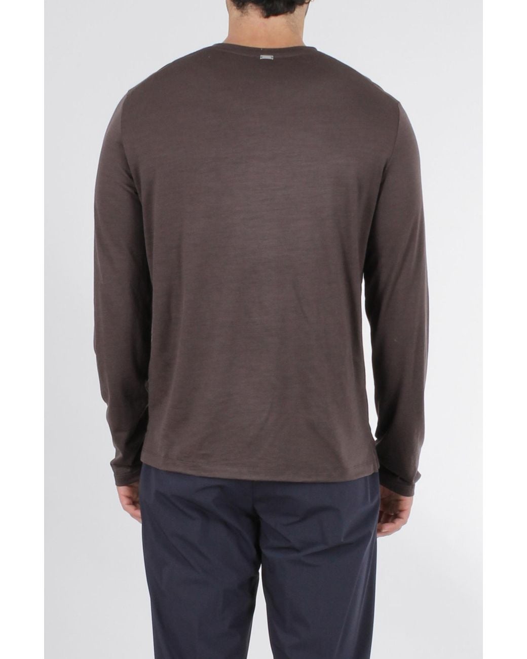 Herno Black Long Sleeved Jumper for men