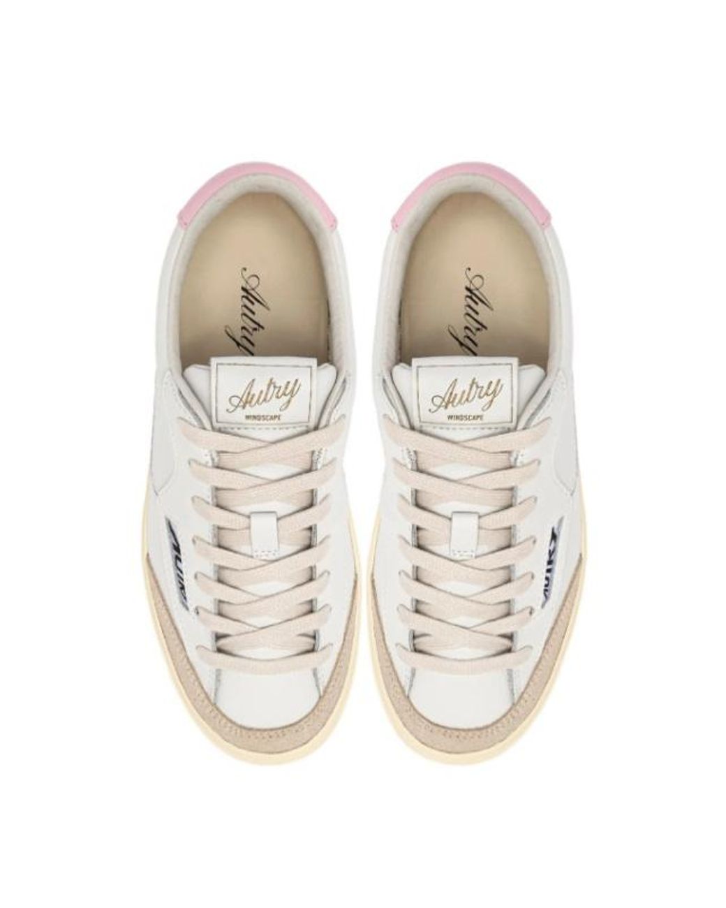 Autry White Windscape Low Leather And Fairy Tale Sneakers