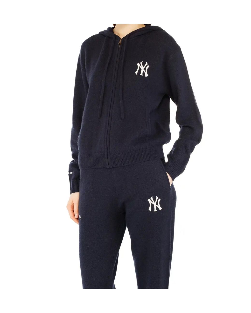 Sporty & Rich Blue Long-Sleeved Sweatshirt