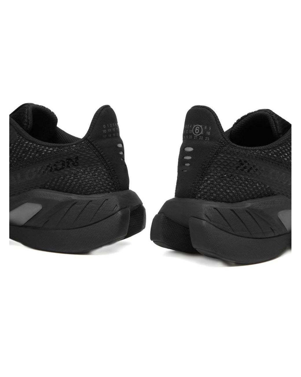 MM6 MAISON MARGIELA X SALOMON Black Spectur 2 Lace-Up Sneakers