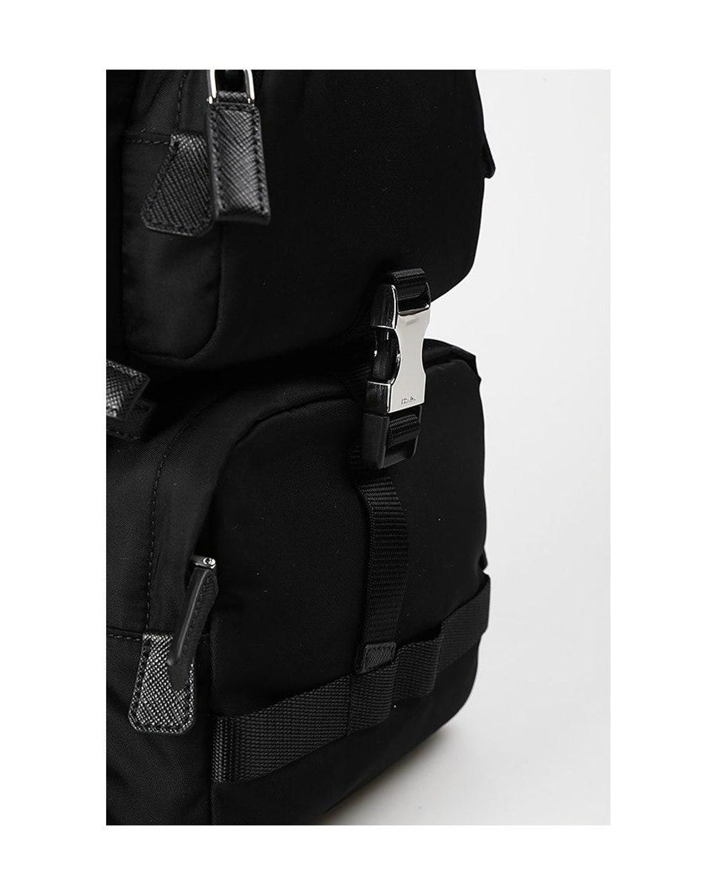 Prada Black Single Strap Backpack for men