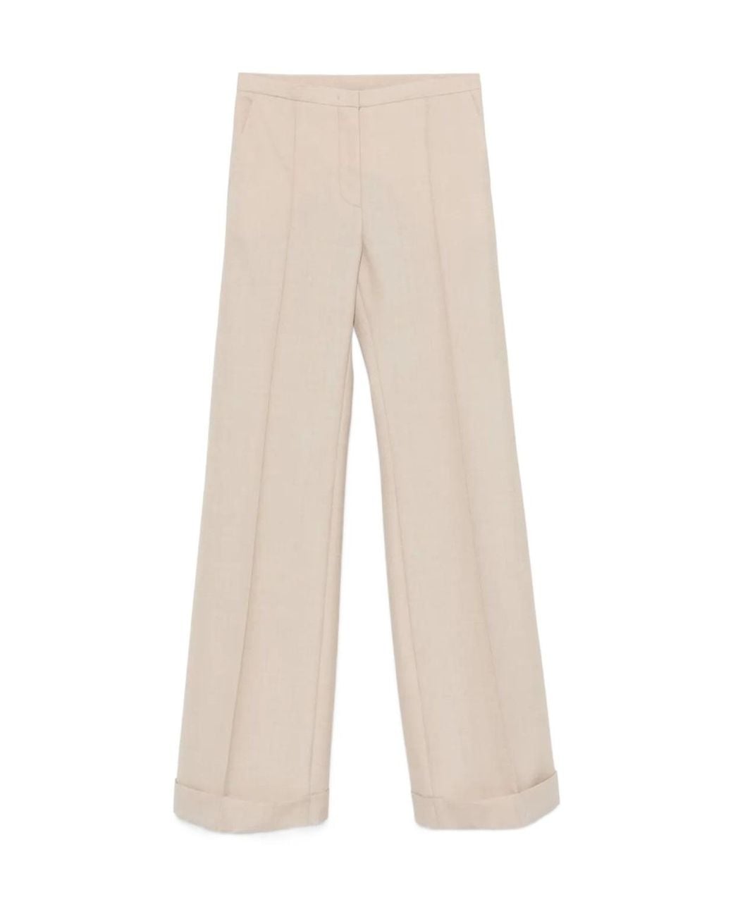 Philosophy Di Lorenzo Serafini Natural Rolled-Up Casual Pants