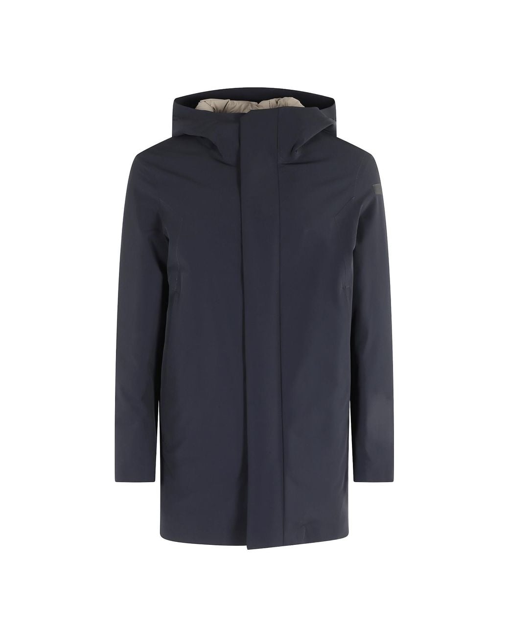Rrd Blue Hooded Coat for men