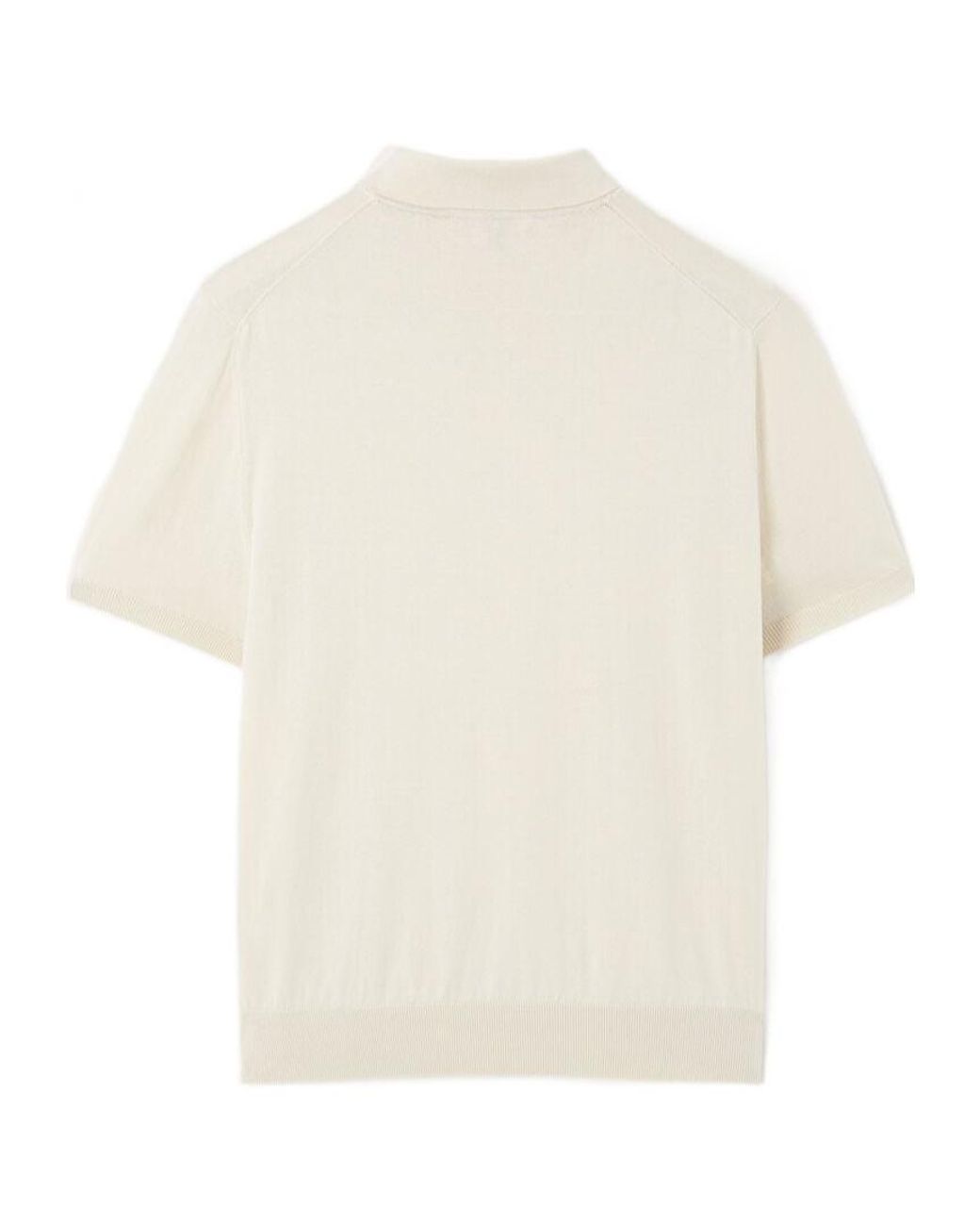 Loro Piana White Polo Shirt for men
