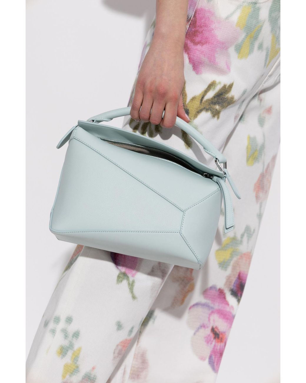Loewe Blue Small Puzzle Tote Bag