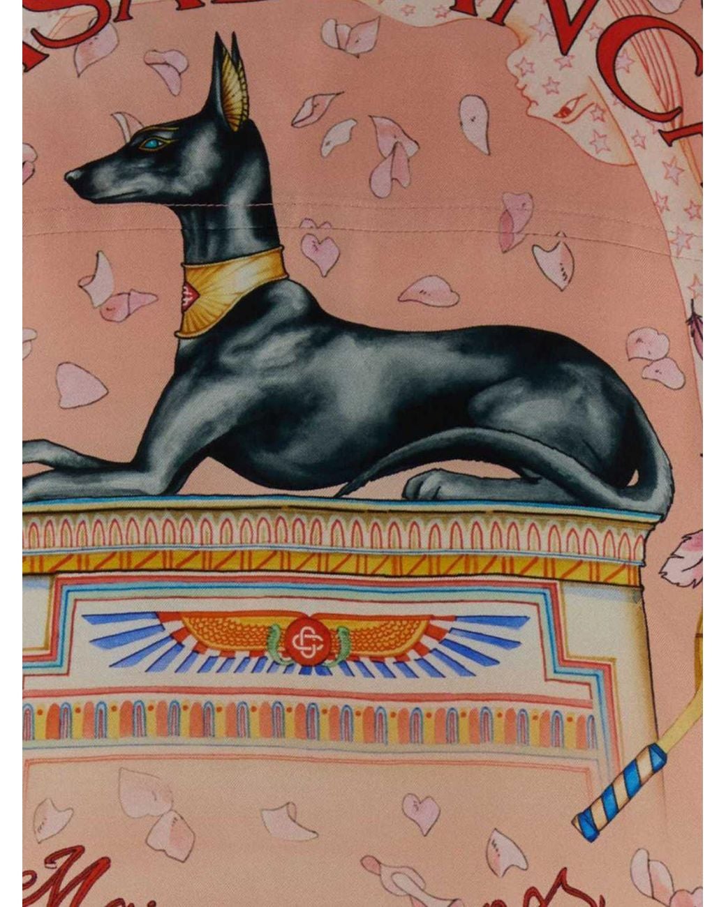 Casablanca Multicolor Printed Twill Shirt Dress
