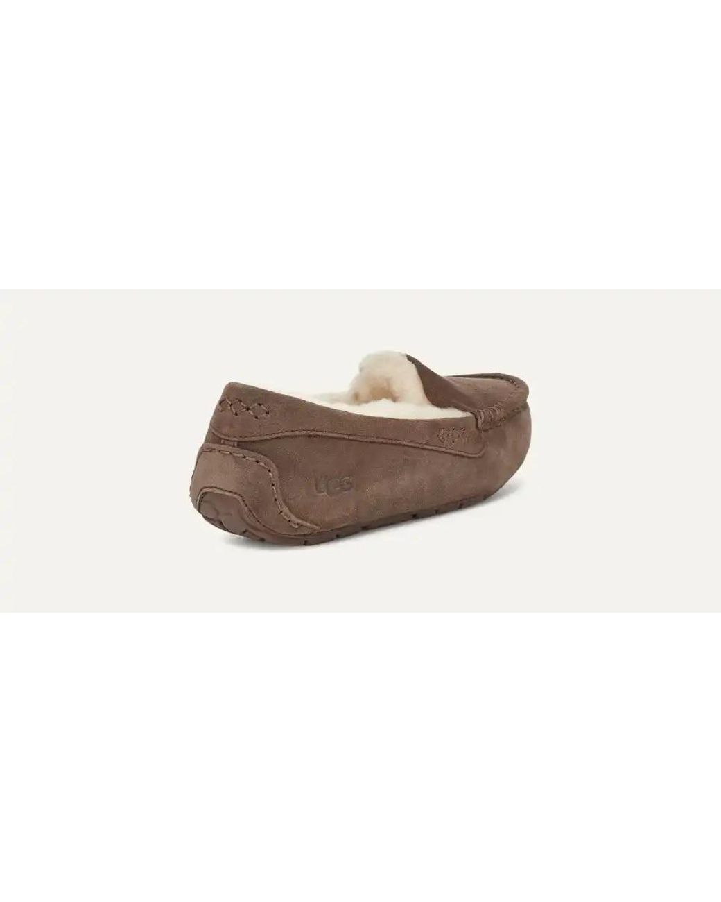 Ugg Brown Round-Head Flat Shoes
