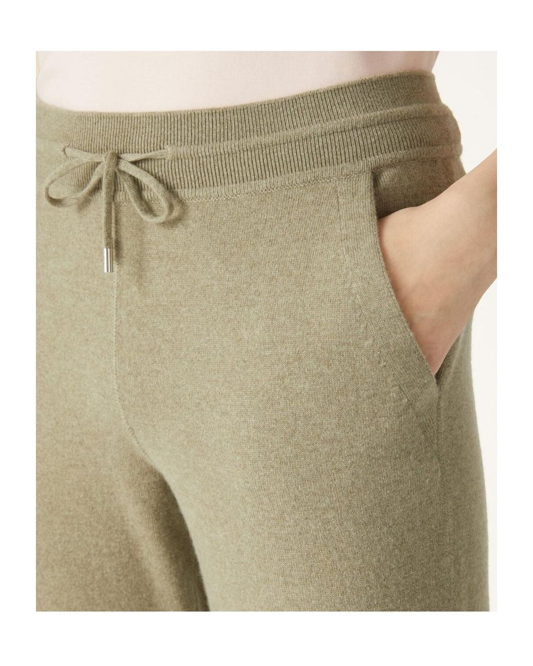 Loro Piana Green Knitted Casual Pants