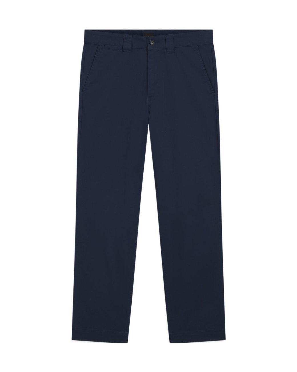 Boss Blue Straight-Fit Trousers for men