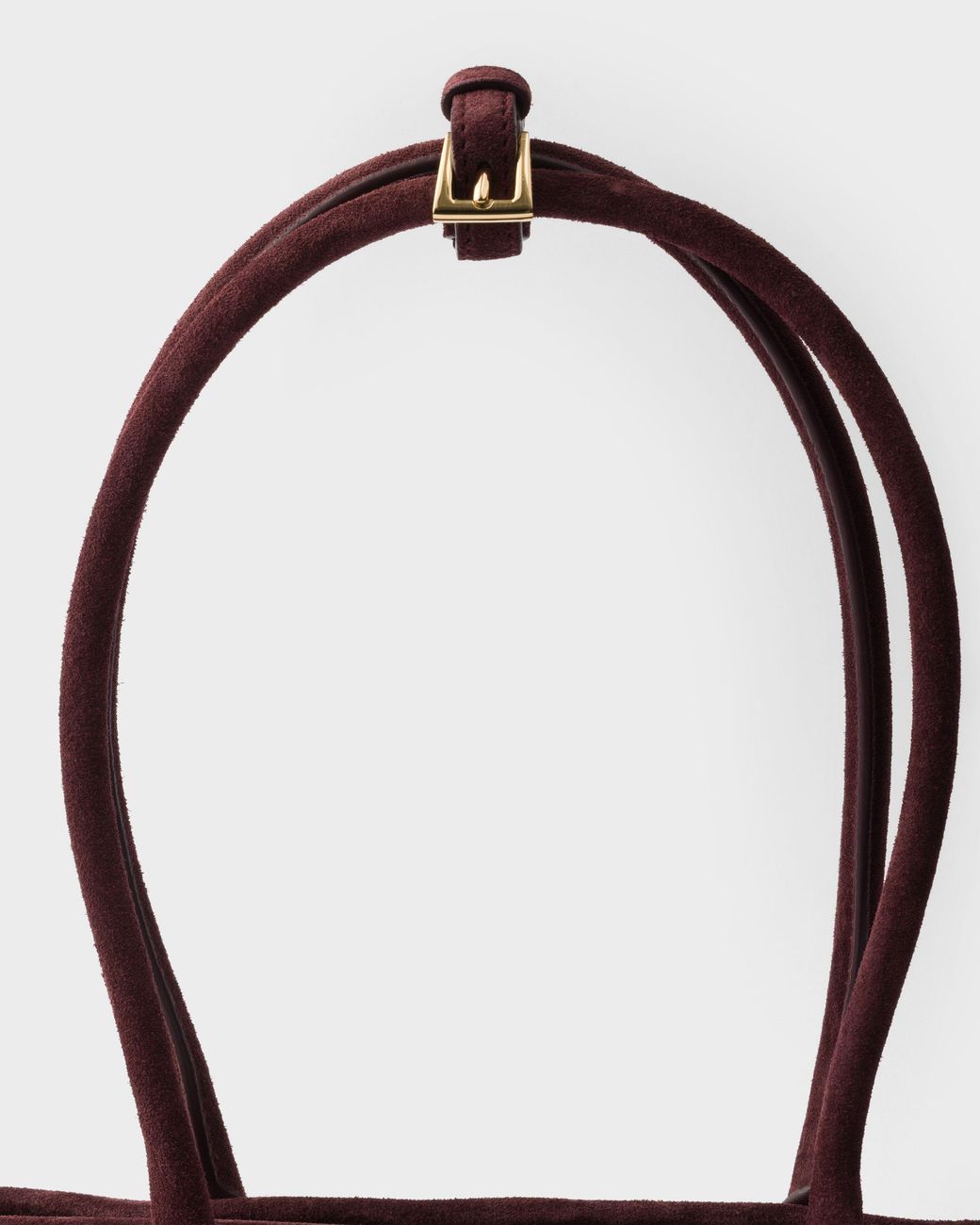 Prada Red Bonnie Medium Suede Handbag