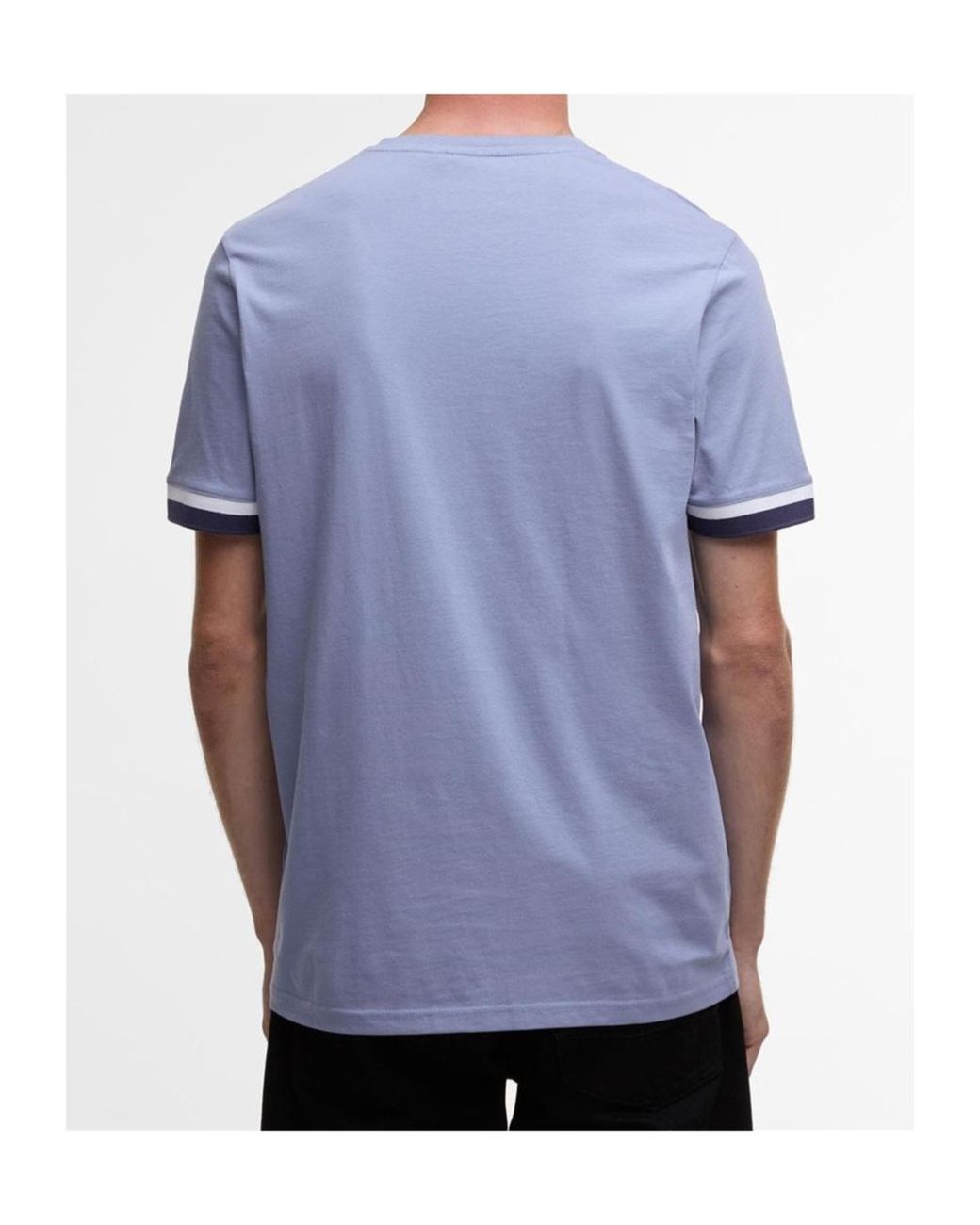 Barbour Blue Evan Tipped T-Shirt for men